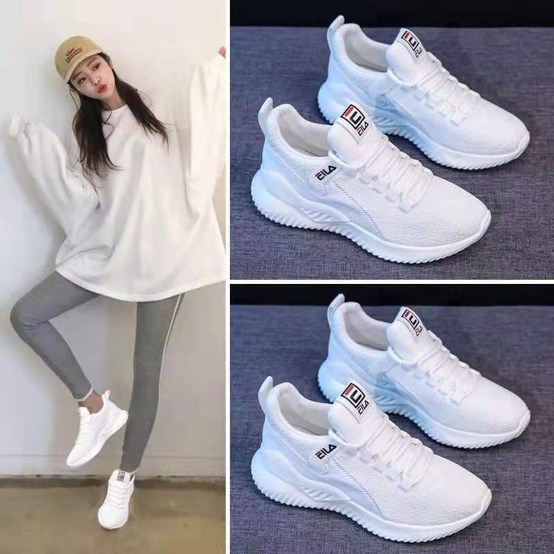 fila pure white shoes