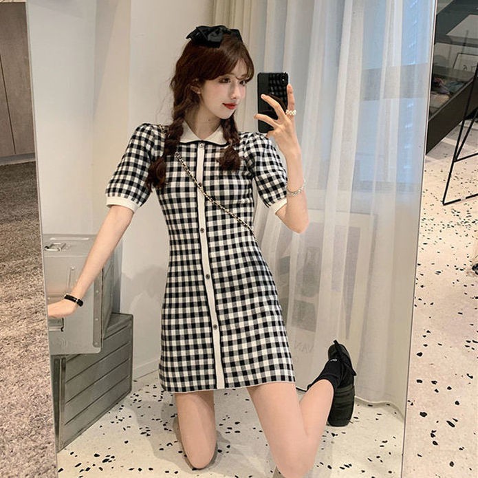 polo plaid dress