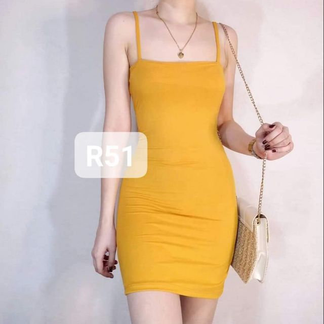 string bodycon dress