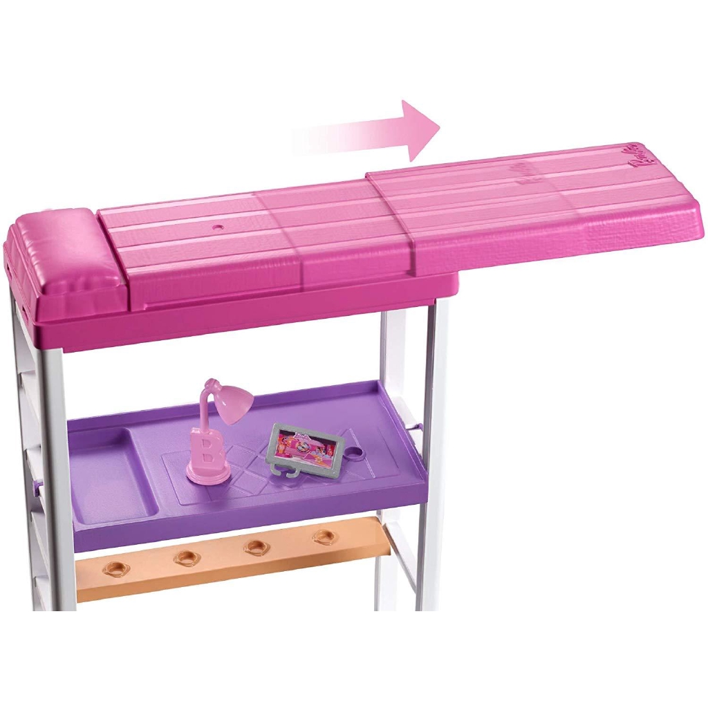 barbie loft bed playset