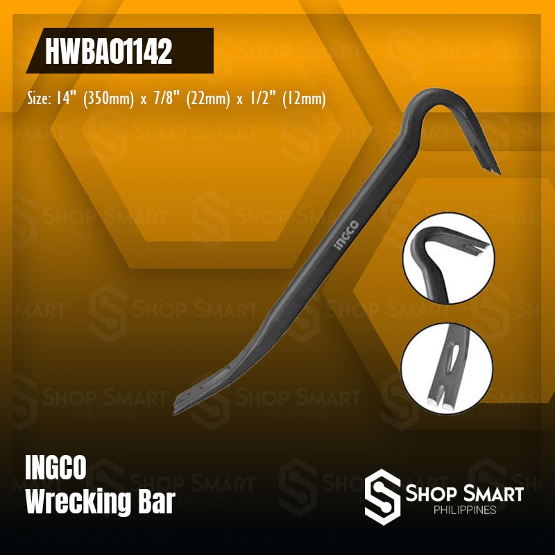 ingco-wrecking-bar-hwba01142-shopee-philippines