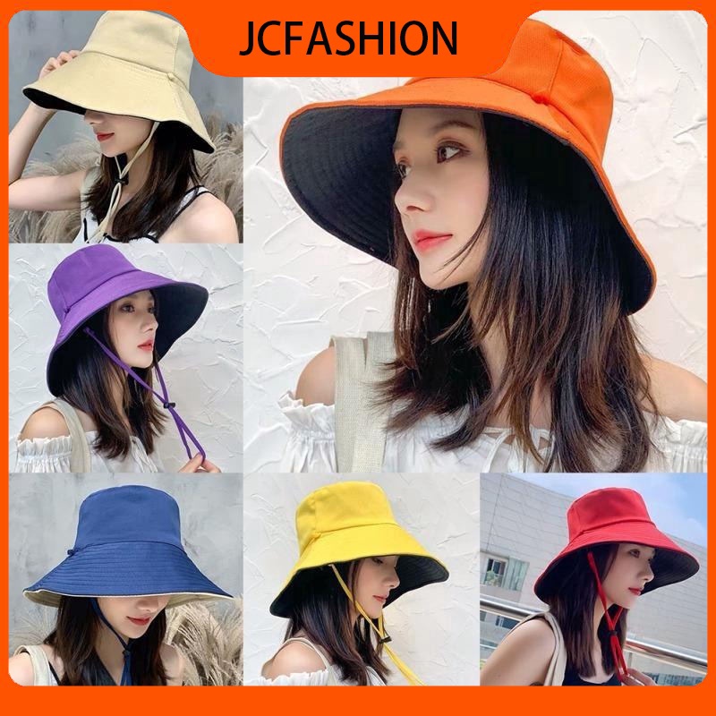 JC Waway hat Fisherman Hat Female Korean Student Wild Basin Hat UV ...