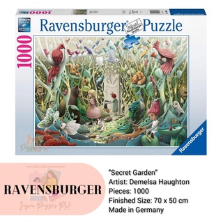 Ravensburger 1000 piece Jigsaw Puzzle - Secret Garden by Demelsa ...