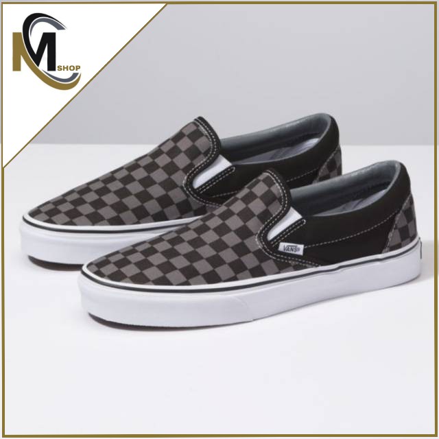 cheap checkered vans slip ons