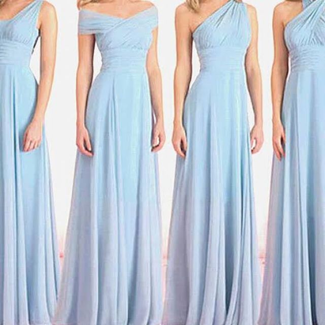 infinity dress powder blue