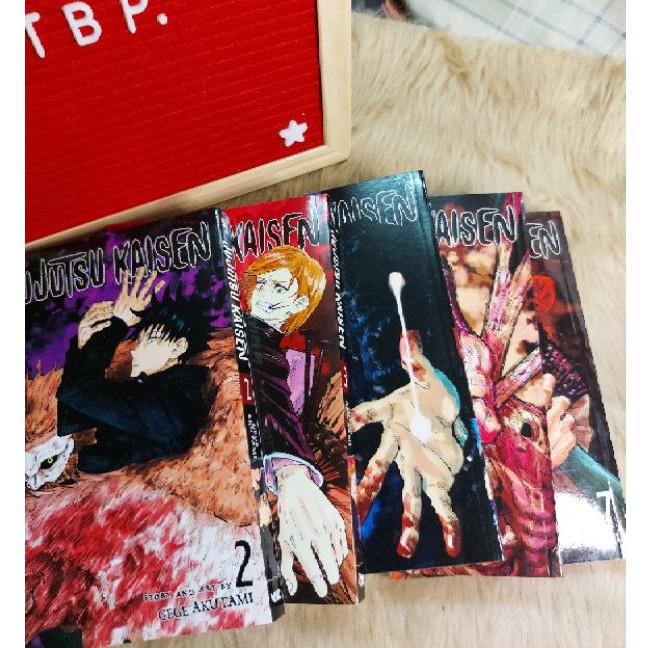 Jujutsu Kaisen Manga English Volume 0 10 By Viz Media Shopee Philippines