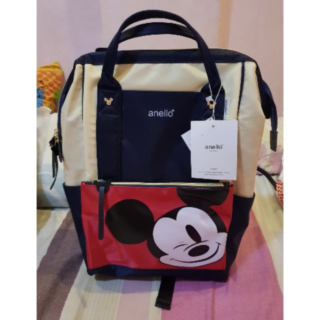 High Quality Anello Backpack for Women with Mickey Mouse Print Shopee