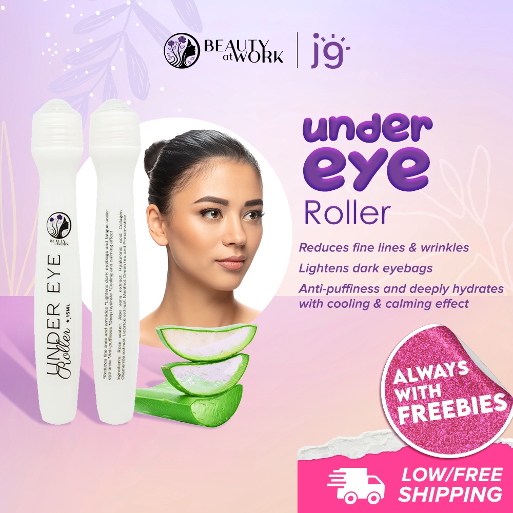 Korean Under Eye Roller Lightens Dark Eyebags Cooling and Calming