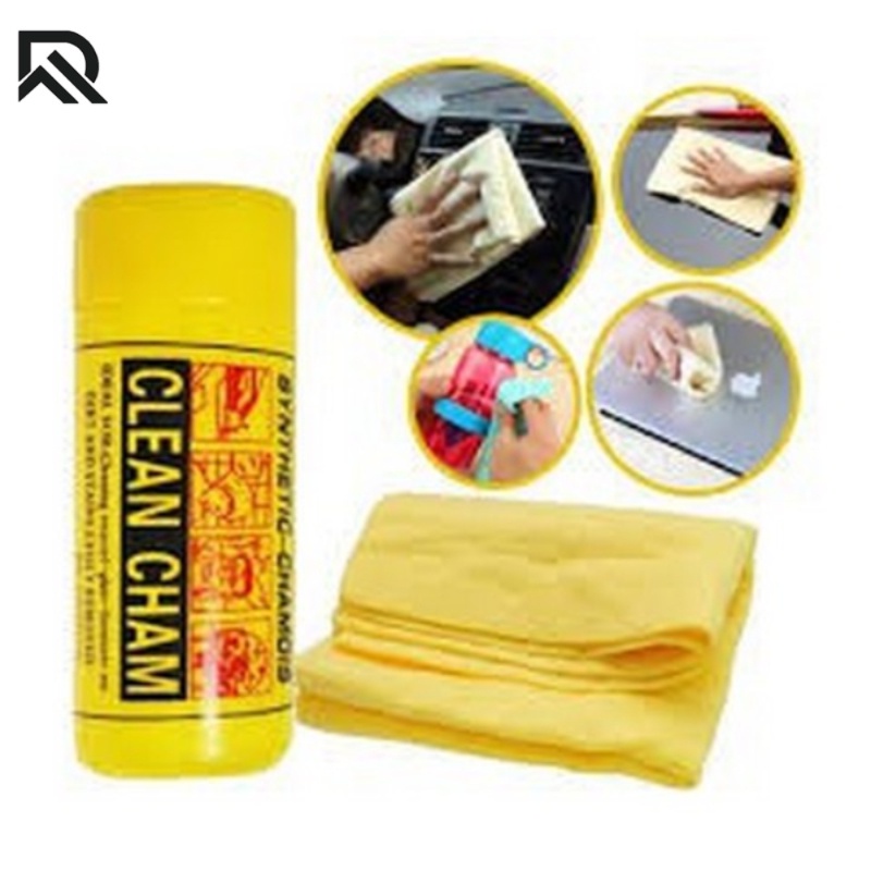 COD Car motor clean cham synthetic chamois Car Wash Cloth Shopee