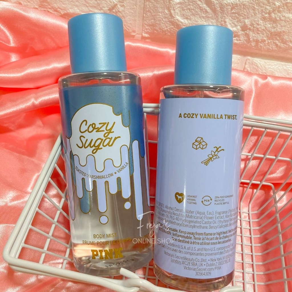 Victoria's Secret PINK Cozy Sugar Fragrance Mist | Shopee Philippines