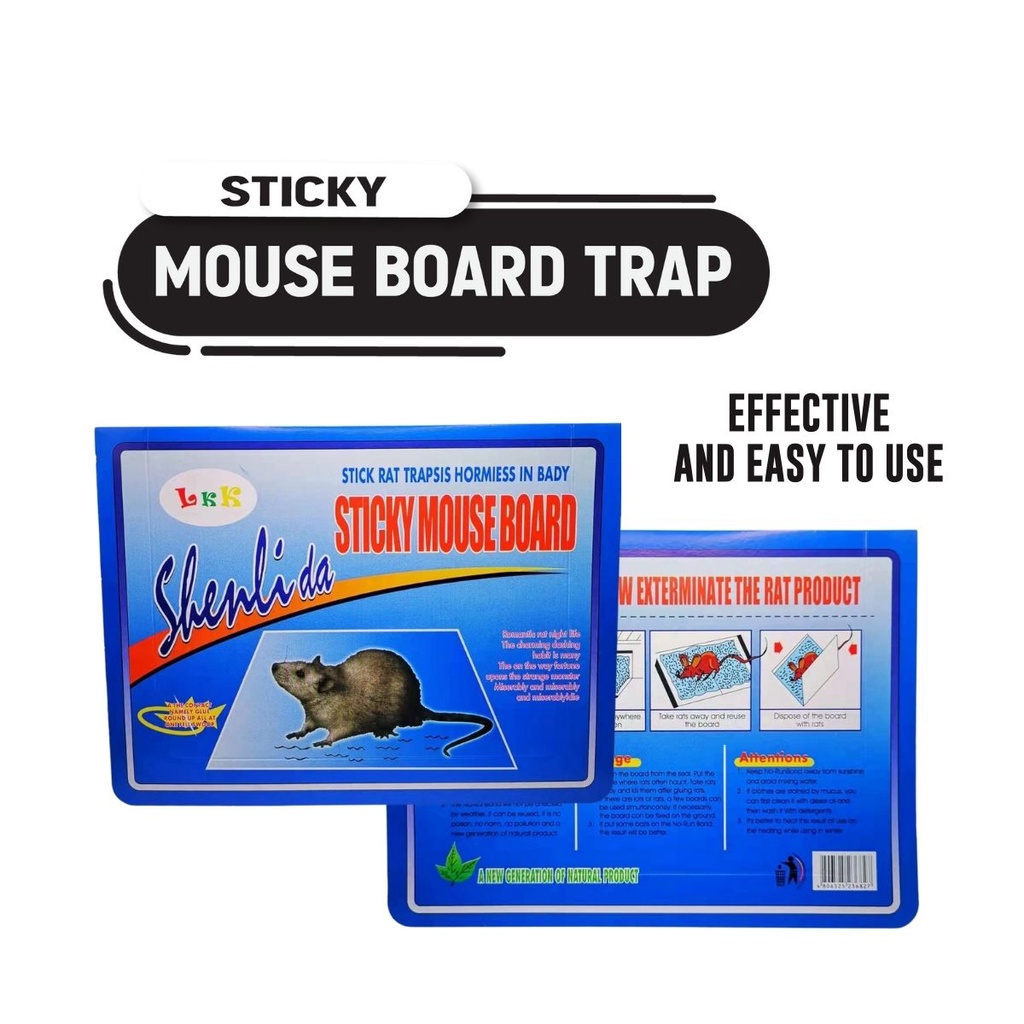 Original Mouse Board Sticky Mice Glue Trap High Effective Rodent Rat Bugs Catcher Pest Control