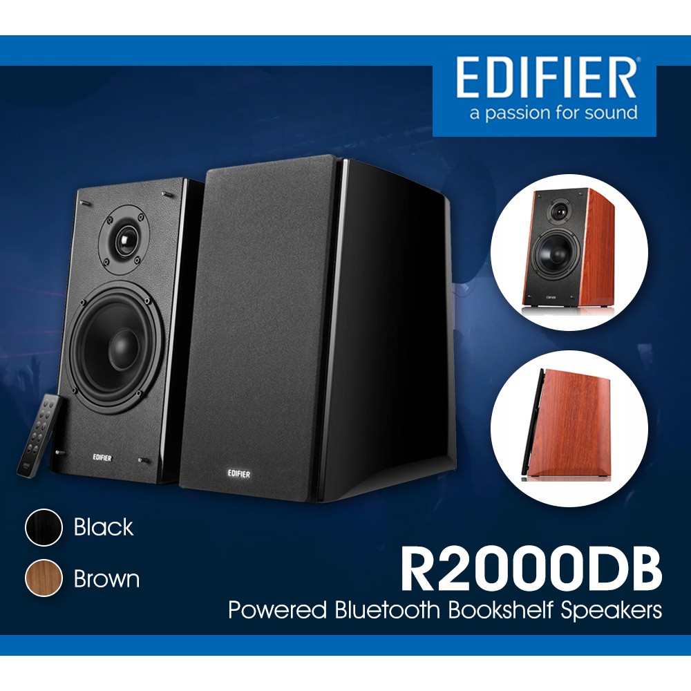 edifier r2000db powered bluetooth bookshelf speakers