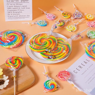 Colorful EYEBERRY Colorful Kung Fu Candy Rainbow Creative Big Lollipops ...