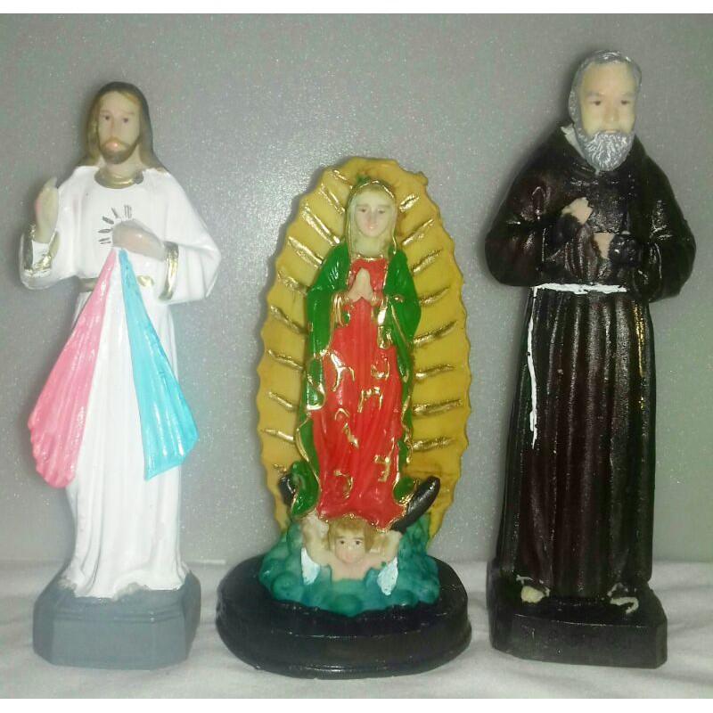 Our Lady Of Guadalupe 55inches Padre Pio 62inches Divine Mercy 6inches Shopee Philippines