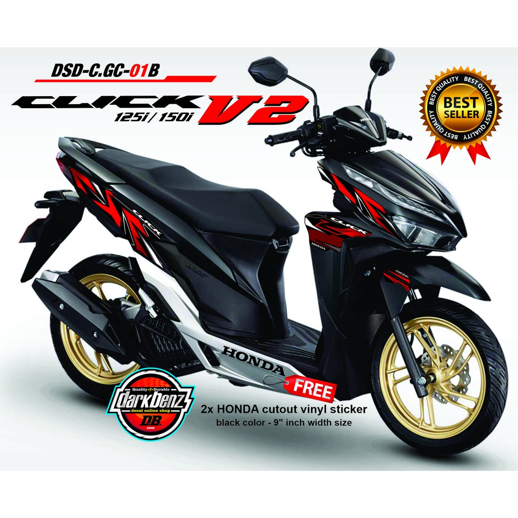 2022 - 12 Variant New Stock Decals for Honda Click Game Changer Version 2 | custom made by 