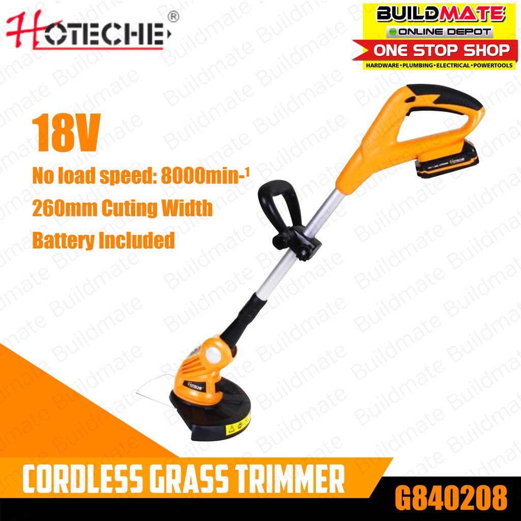18v cordless grass trimmer