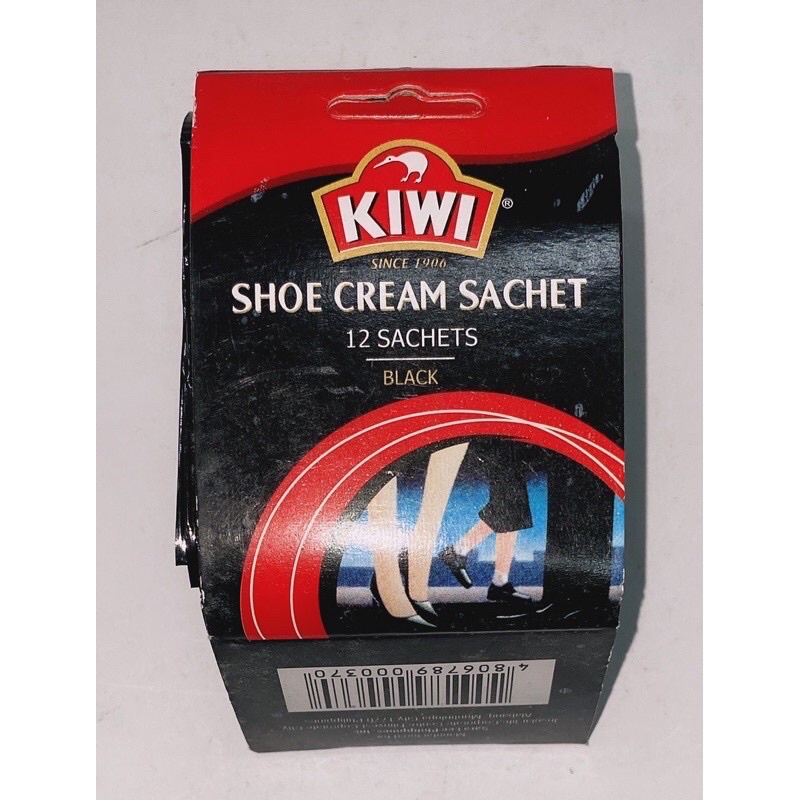 KIWI Shoe Cream 12Sachet (black) Shopee Philippines