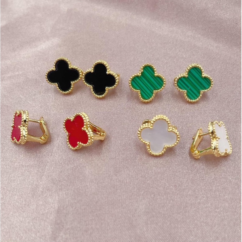 Thainland gold 24k vca earring Shopee Philippines