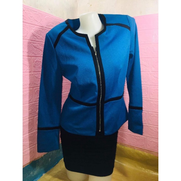 light-blue-formal-and-fashion-blazer-shopee-philippines