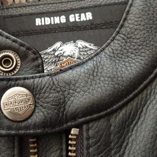 harley davidson denim and leather jacket