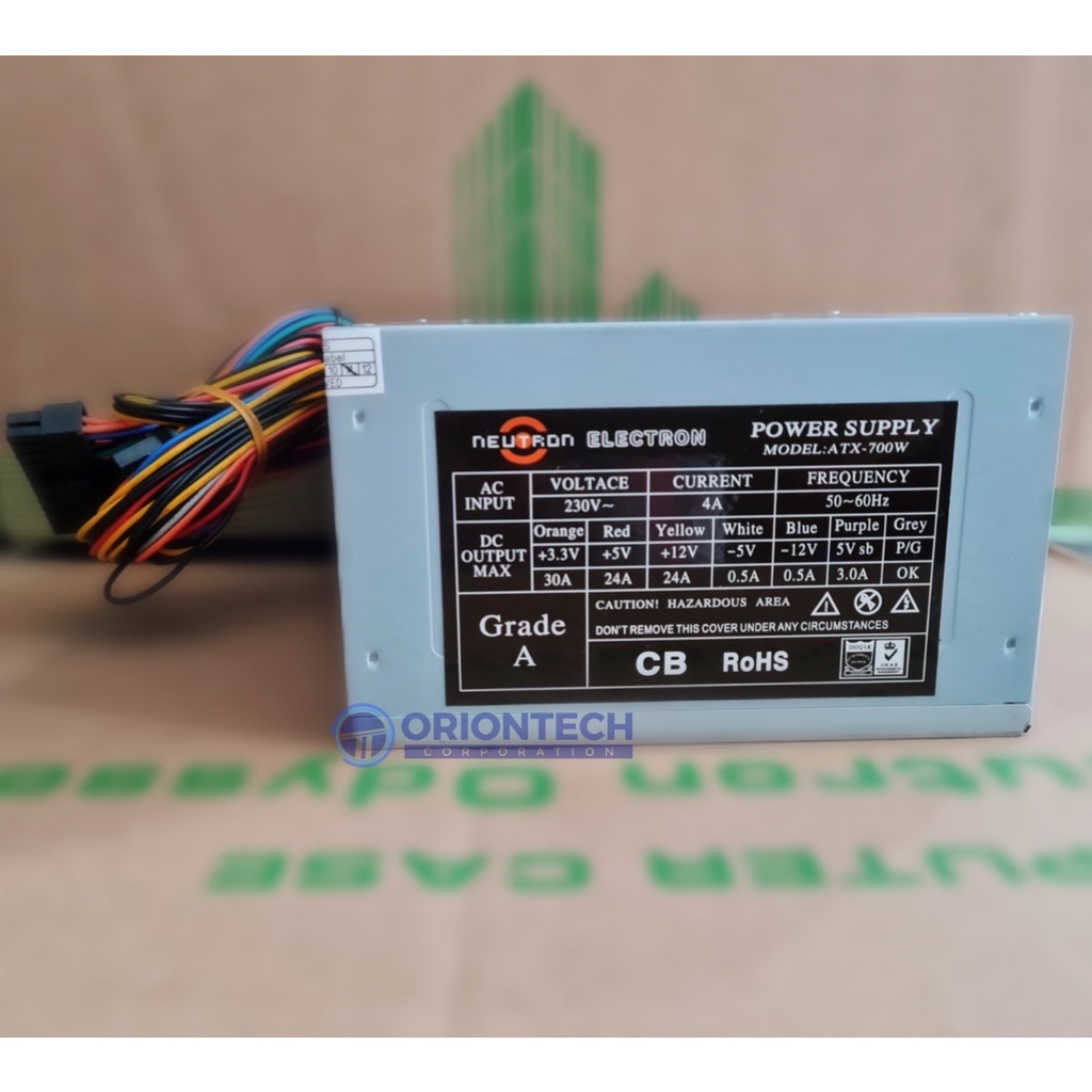 ELECTRON Power Supply, ATX700W, 20+4 PIN, 48PIN CPU POWER, 2xSATA
