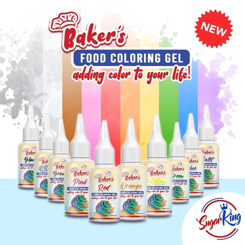 sugar king food coloring gel 30ml Shopee Philippines