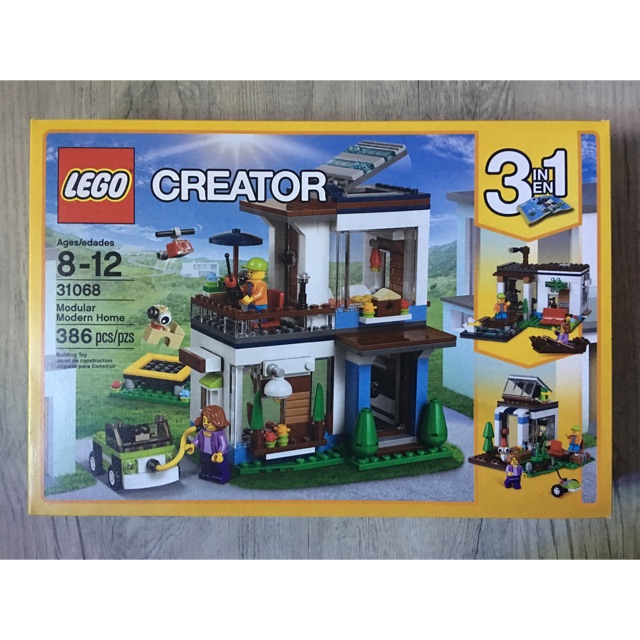 lego creator modular modern home