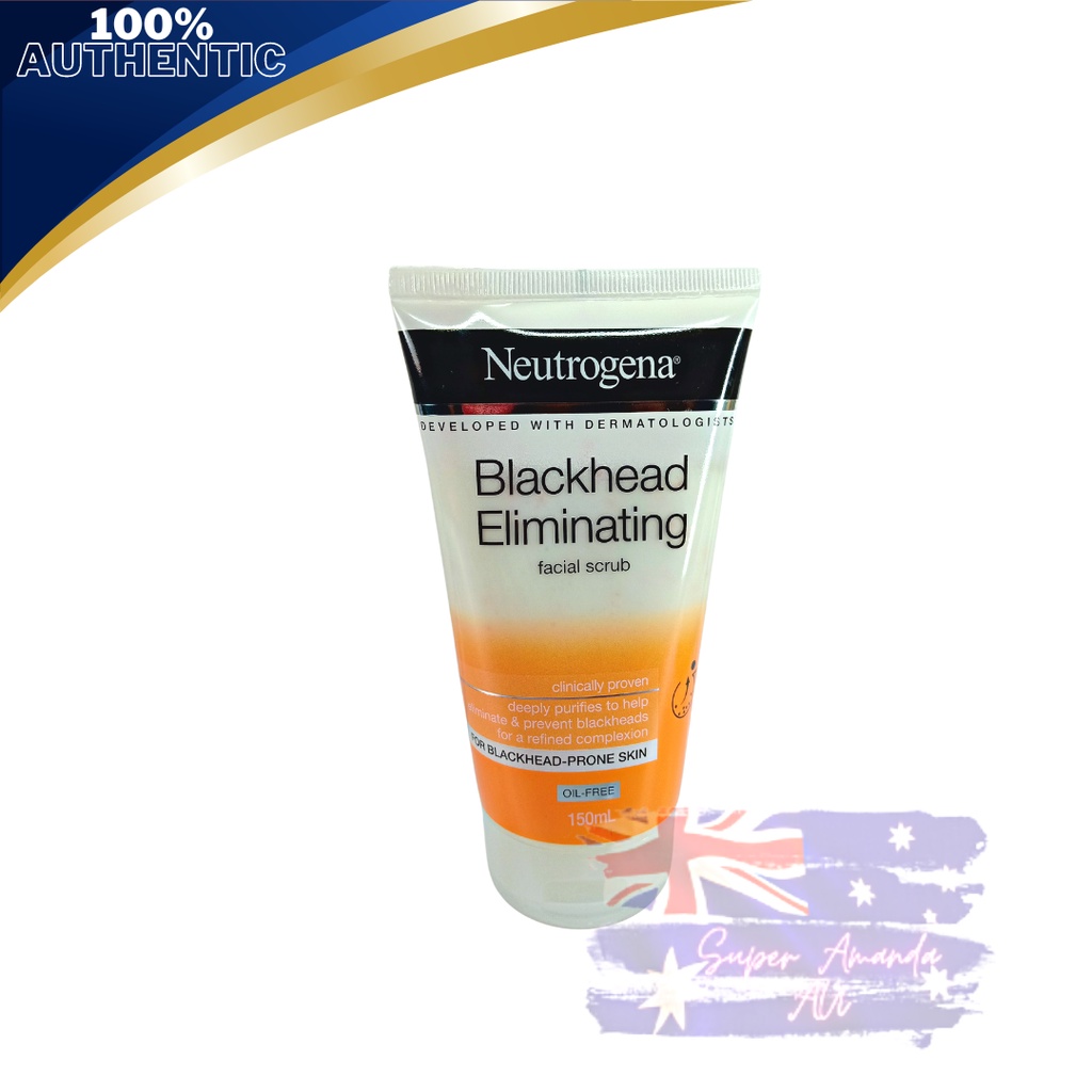 Neutrogena Blackhead Eliminating Facial Scrub 150ml | Shopee Philippines