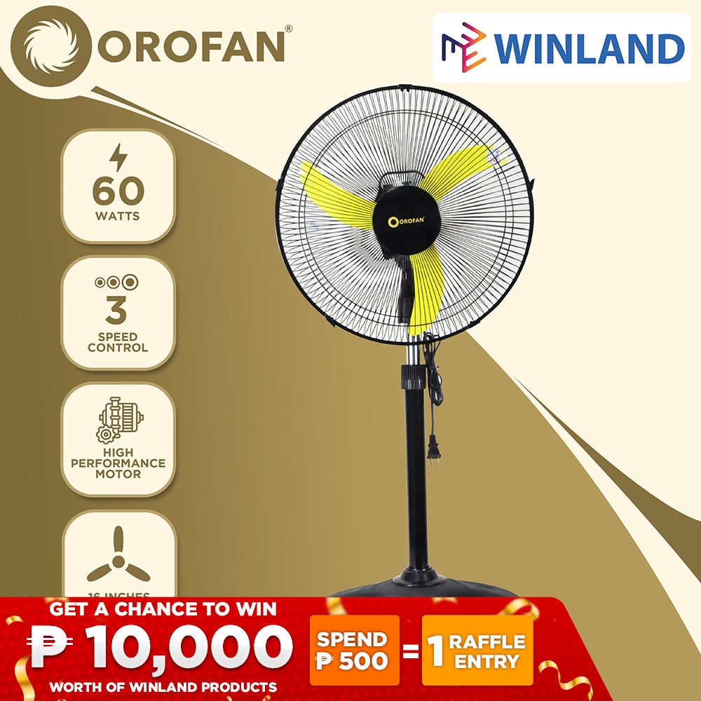 Orofan Original 16inches Industrial Stand Fan Electric Fan OISF16B