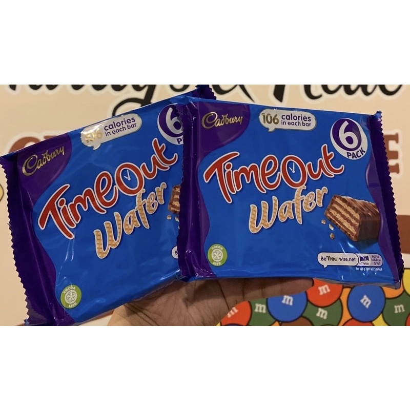 Cadbury TimeOut Wafers 6 Bars 127.2g Shopee Philippines