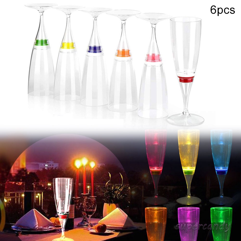 flashing wine glass