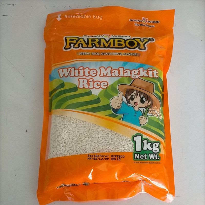 Malagkit Glutinous Rice 1kg. Resealable Shopee Philippines