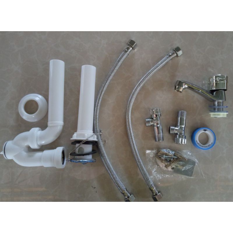 Kim plumbing accessories #1 fittings for lavatory complete set | Shopee ...