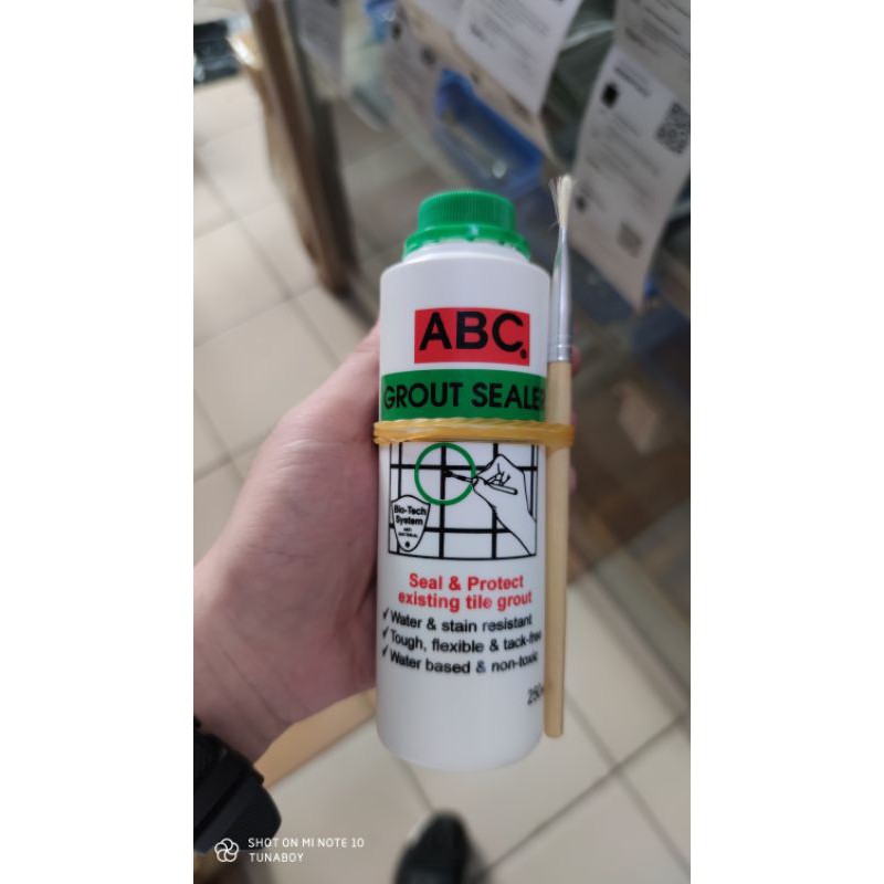 ABC Tile Grout Sealer 250ml With Free Brush Shopee Philippines
