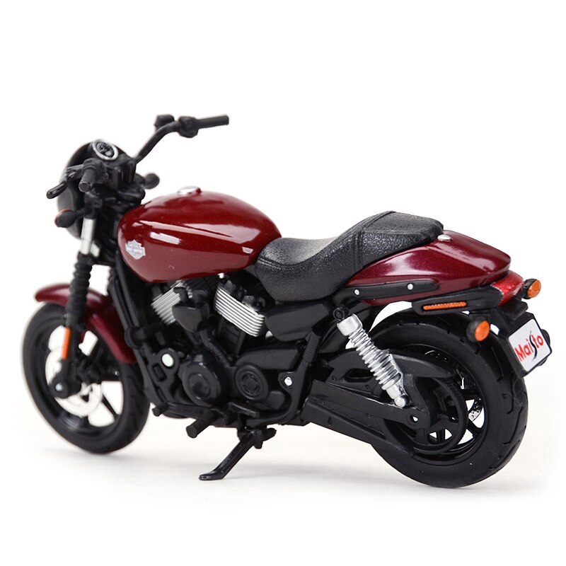 1:18 Maisto Harley Davidson 2015 Street 750 Motorcycle Model New Wine Red 