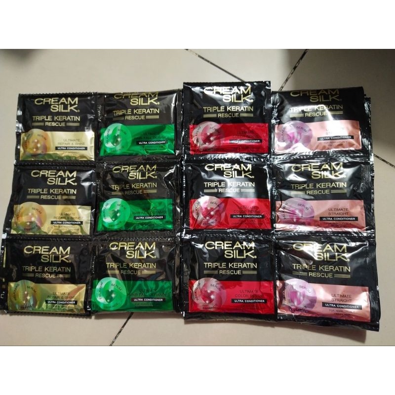 Philippine Product Creamsilk triple keratin rescue 6 sachets Shopee