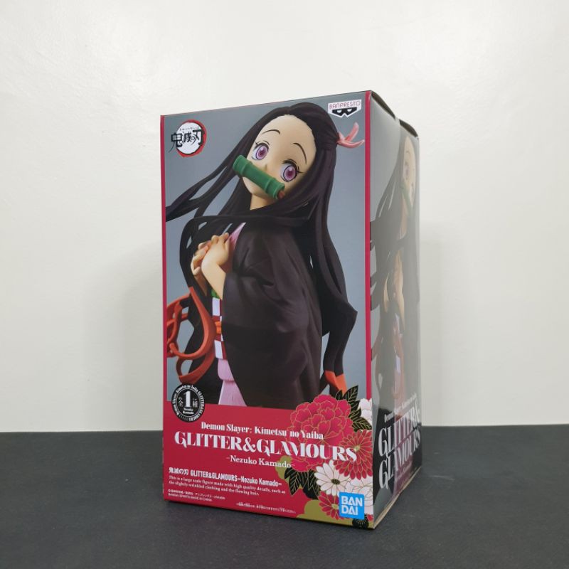 Authentic Glitter And Glamours Nezuko Kamado Kimetsu No Yaiba Demon Slayer Shopee Philippines