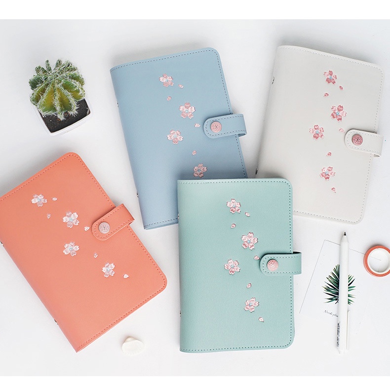 A6 Ring Binder Looseleaf Notebook Diary Notepad Bullet Journal