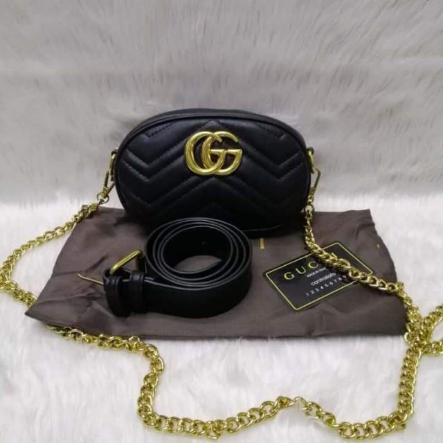 gucci belt bag chain