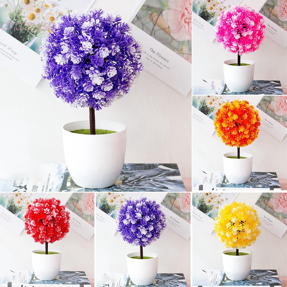 Plant Artificial potted plant Simulation Mini Tree Pot  