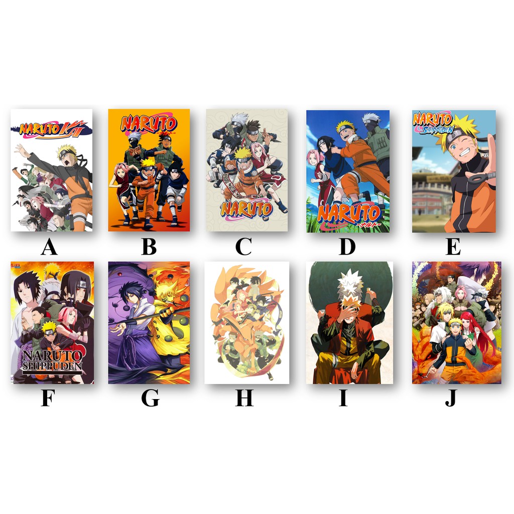 Naruto Posters Naruto Shippuden Posters Japanese Anime Poster Shopee Philippines