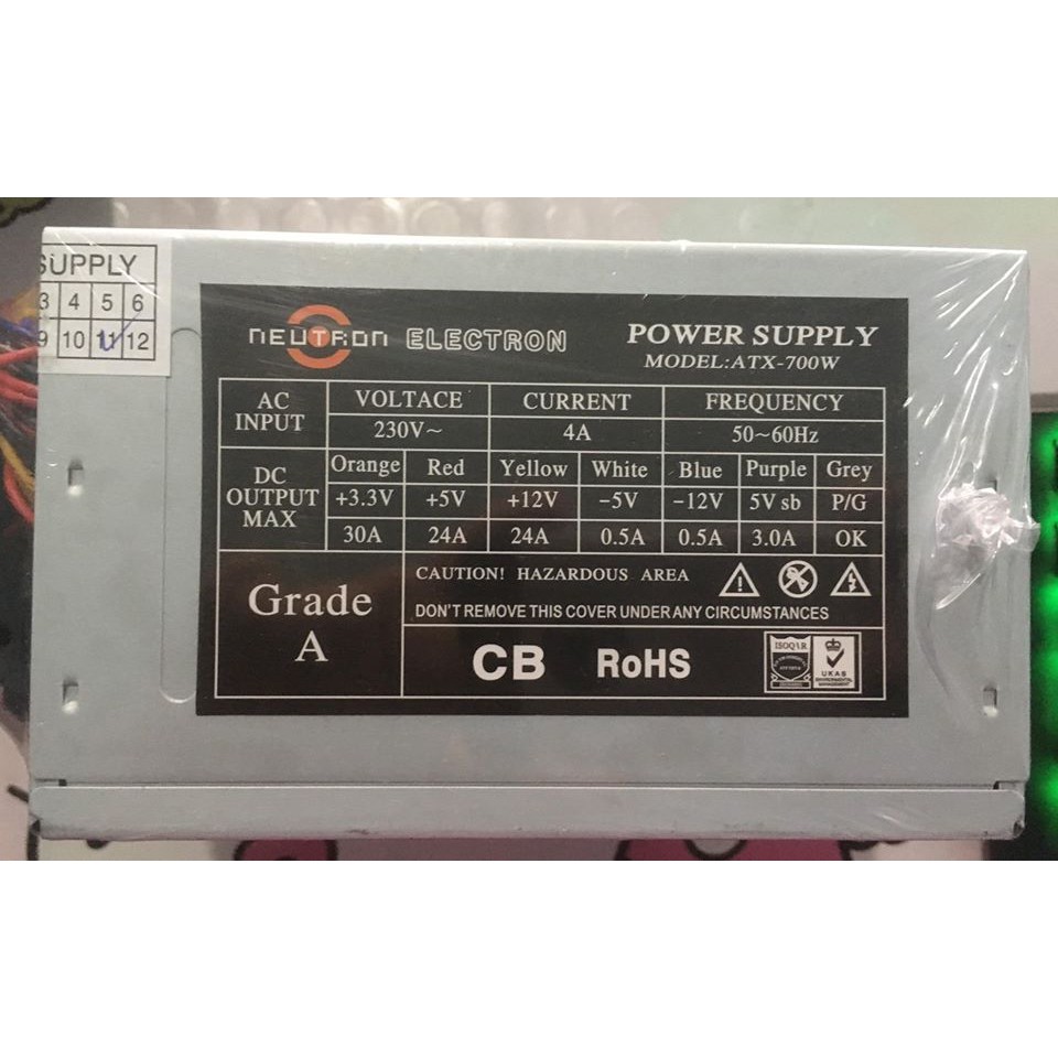 NEUTRON, ELECTRON AND KAIZEN POWER SUPPLY 700W750W [BRAND NEW
