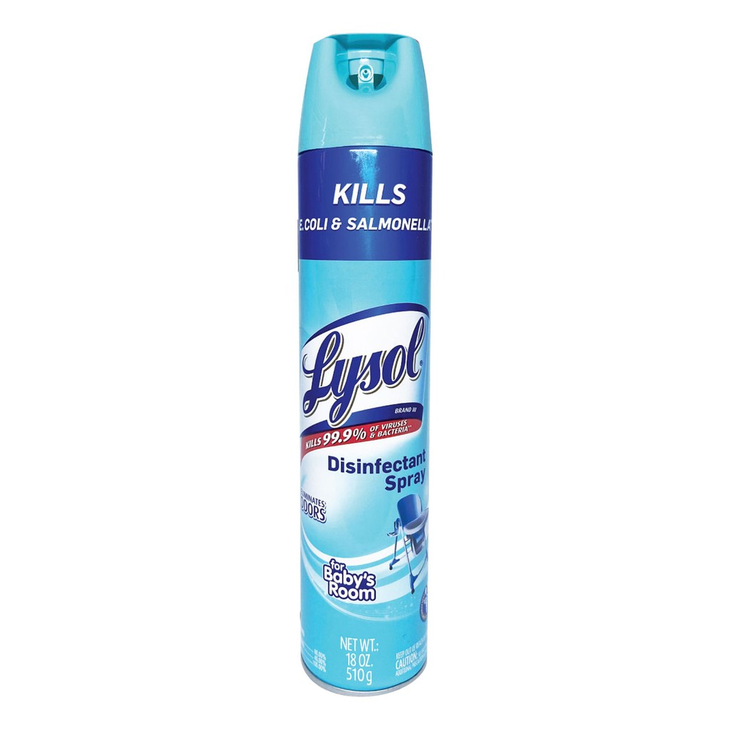 Lysol Disinfectant Spray Baby's Room 510g Shopee Philippines