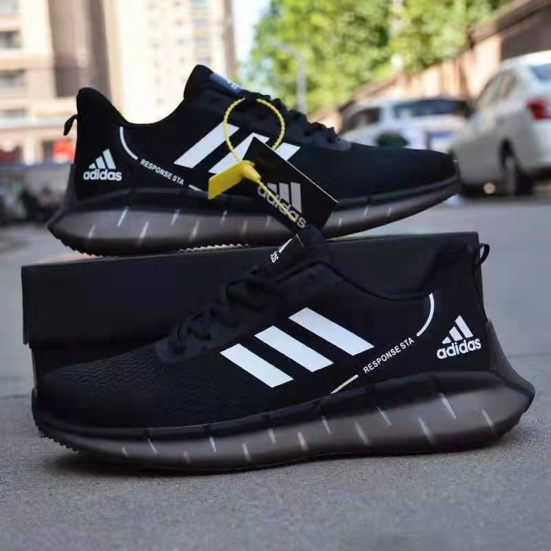 adidas black white