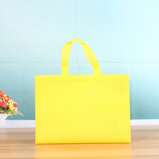 2pieces Folding non-woven tote bag custom supermarket clothing shopping bag non-woven bag food bag #3