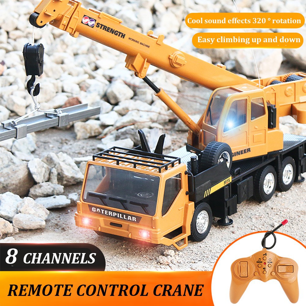 remote control crane truck toy