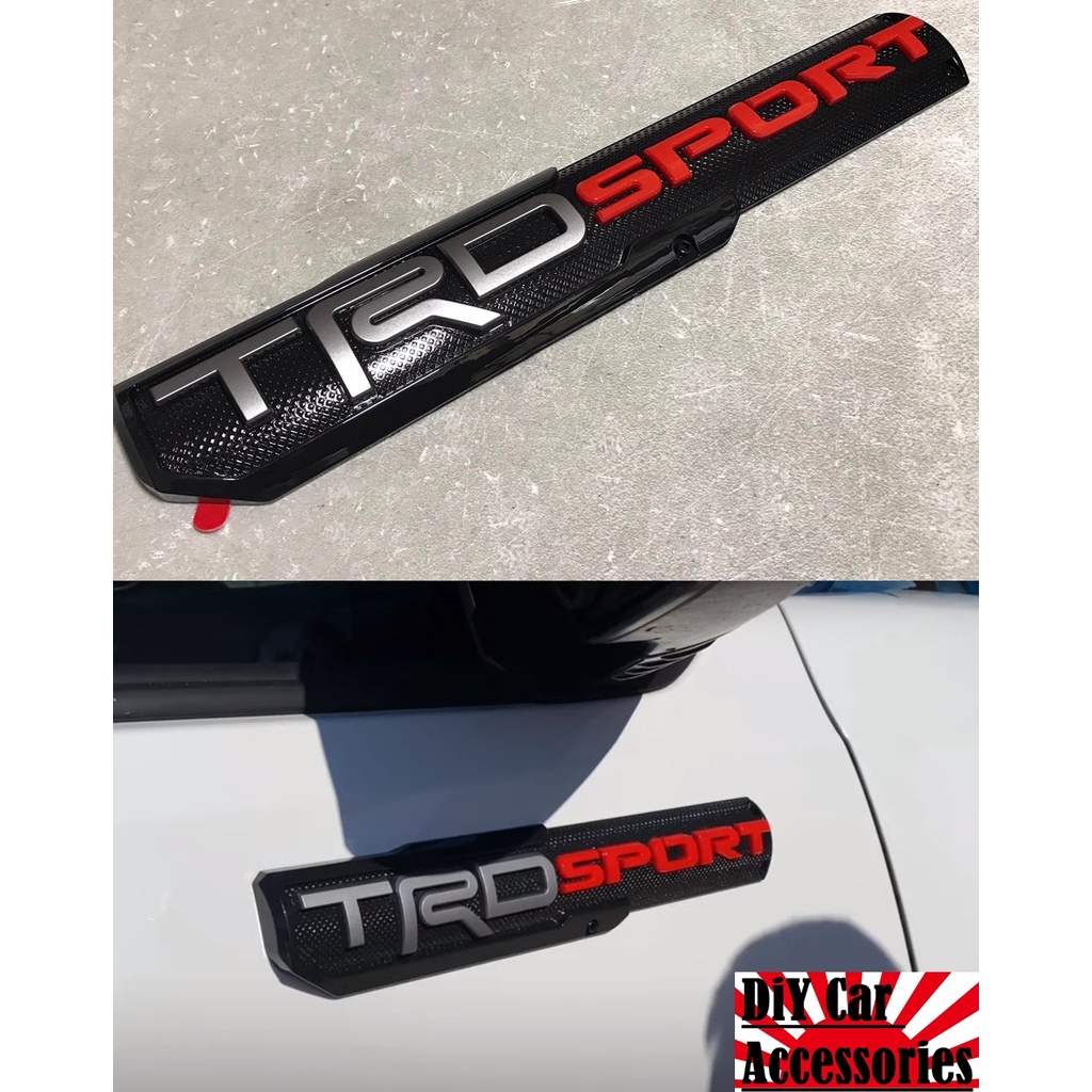 TRD SPORT Badge for Toyota Rush Vios Hilux Fortuner Land Cruiser