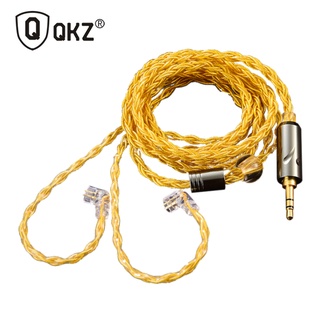 QKZ T1 200 Cores 8 Strand OFC copper silver-plated upgrade cable wire 3.5mm QDC type for KZ ZSN pro x TRN MT1 ZXT