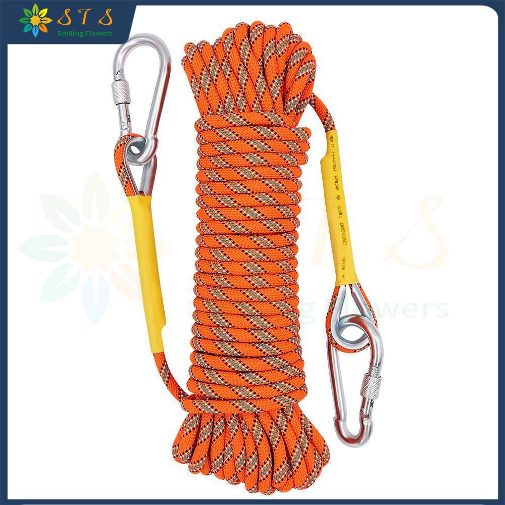 SFS*10mm Climbing/Hiking Rope Safety Rescue Utility Rope (Reflective Green Line) 2 Climbing