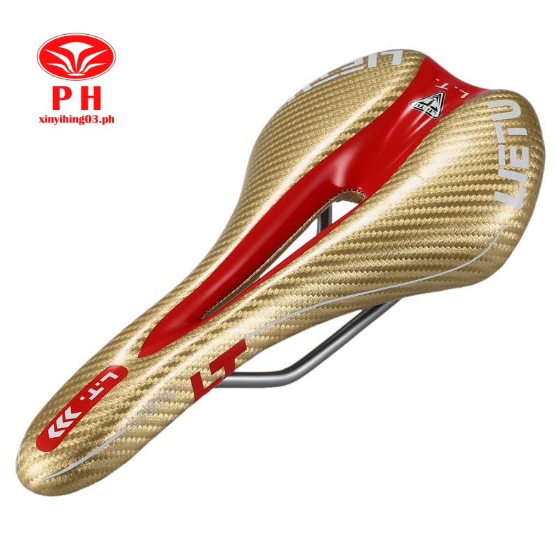 gold bike saddle